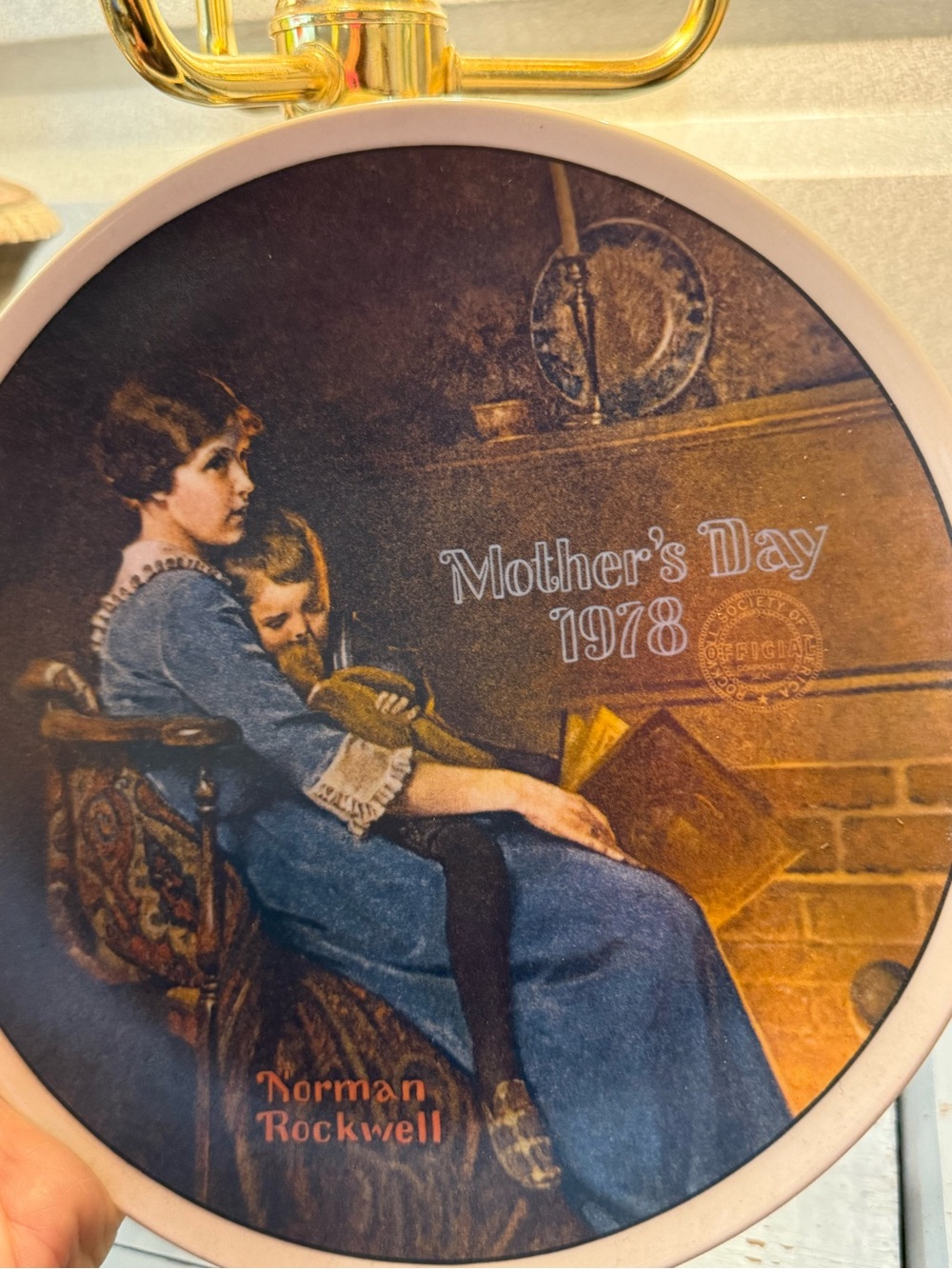 Norman Rockwell 1978 Knowles plate Mother’s Day